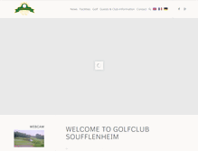 Tablet Screenshot of golfclub-soufflenheim.com